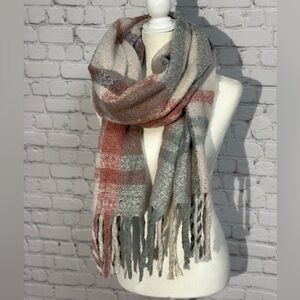 Anthropologie Soft Multicolor Knit Scarf